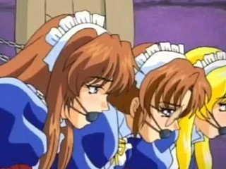 Schöne Dienstmädchen in öffentlicher Knechtschaft - Hentai Anime Copulation
