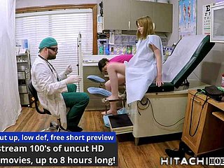 Bluebeard Shy Noggin feito para se masturbar em frente ao Doutor Tampa Care Aria Nicole durante o filme completo obrigatório de estudante físico