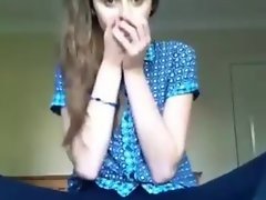 Britse clumsy webcam tiener parcel out