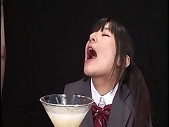 Ryoko Hirosaki Gokkun schlucken. Censorable