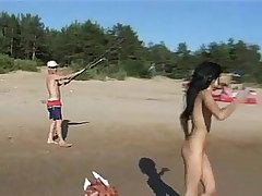 Watch a catch boobs nigh a catch gas main alien this nudist teen
