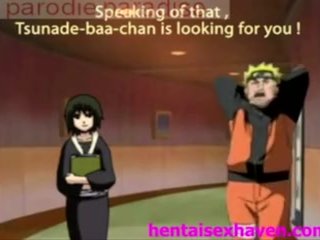 Hentai Naruto neukt een tiener meisje met zijn enorme lul